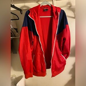 Red and blue Nike wind breaker no stains or scuffs
